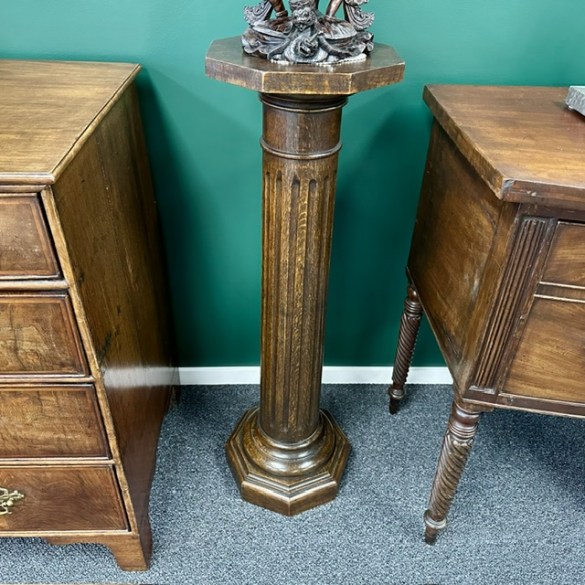 Oak Torchère